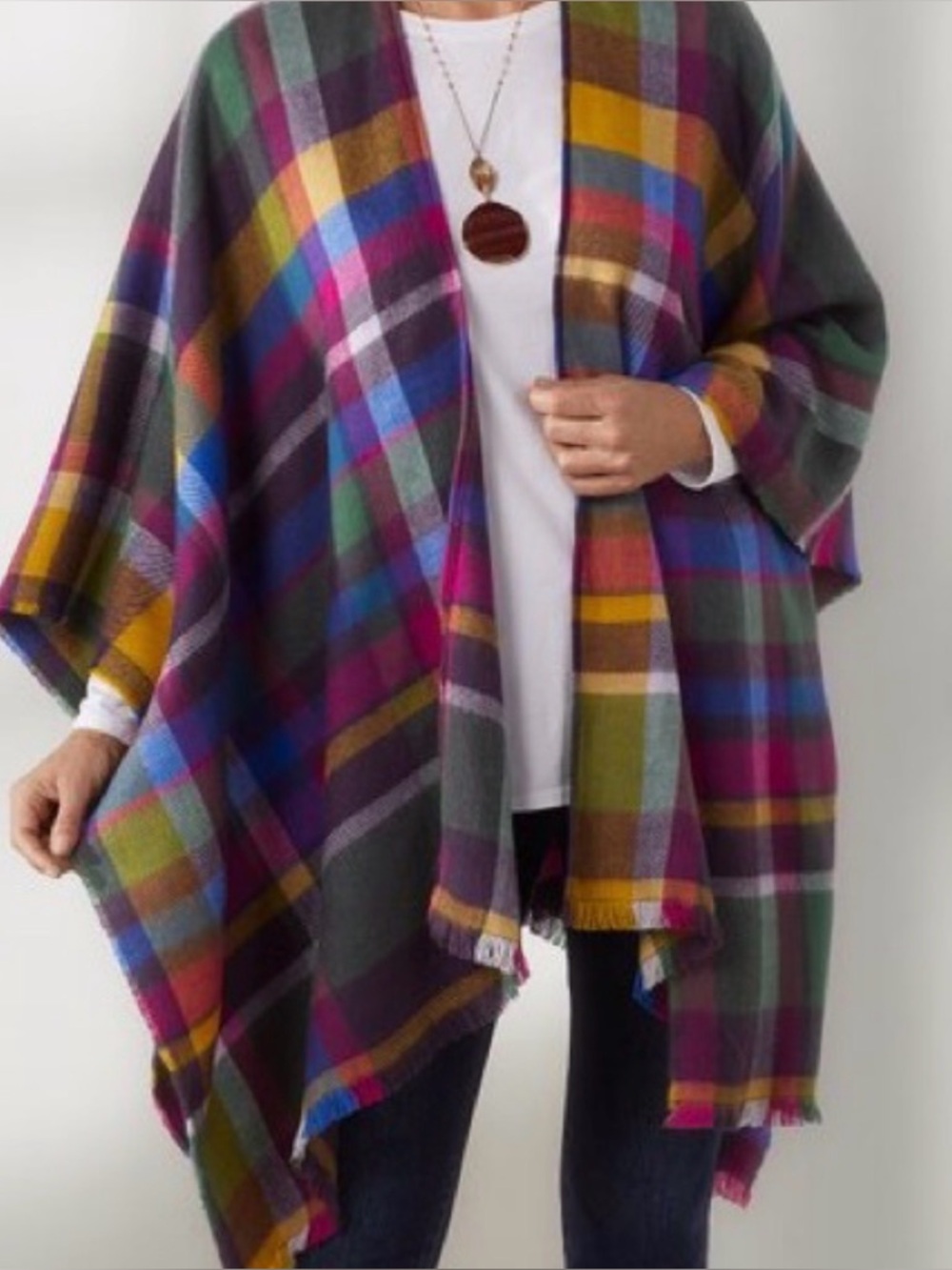 Soft Surroundings Oodles IS Topper Poncho - Picture 1 of 6